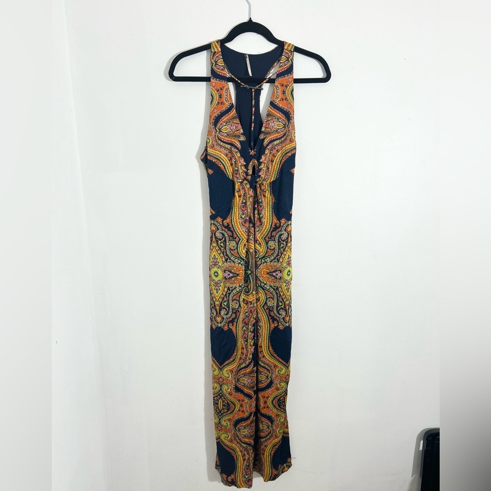 FREE PEOPLE Sin City Midi Dress - Sz. S - Picture 5 of 8